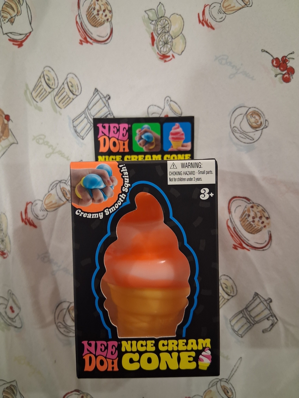 NeeDoh Nice Cream Cone Squish Toy
